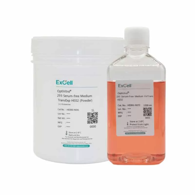 Бессывороточная среда OptiVitro® 293 TransExp HE02